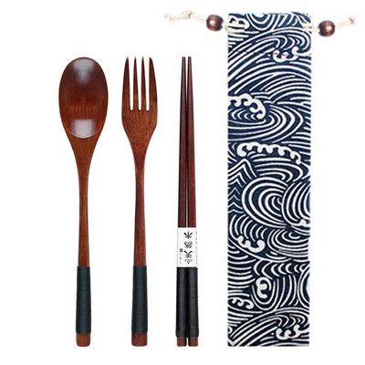 Jaapani stiilis puidust söögikarp Bento Box kaasaskantav ühekihiline sushitoidukonteiner üliõpilaste kontoritöötajatele sööginõude komplekt