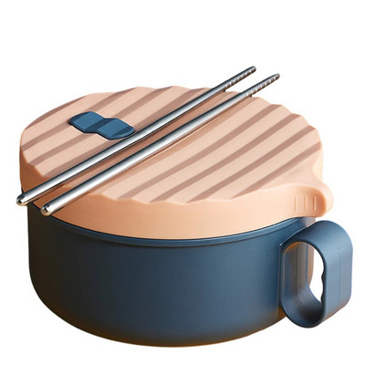 Roostevabast terasest kiirnuudlikauss Kahekihiline põletusvastane lõunakarp puuvilja rameni supikausid kööginõud toidukonteiner