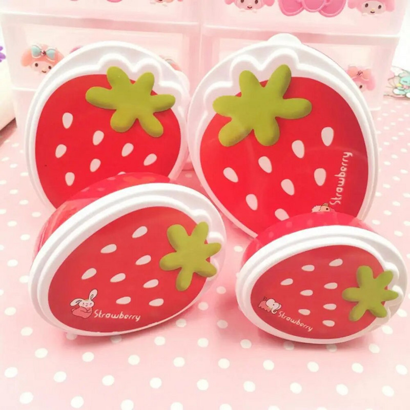 4 komada Kutija za užinu za učenike i škole Kutija za bento jagode Kapacitet posude za dječju hranu Kampiranje Piknik Posuda za hranu Kutija za pohranu voća