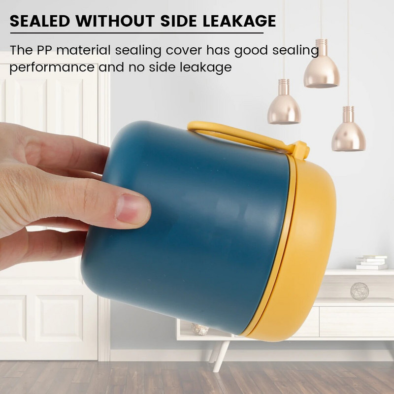 Vaakumisolatsiooniga toidukonteiner roostevabast terasest termiline laia suuga toidupurk Kaasaskantav lõunatermosid Kokkupandav lusikaga lõunakarp