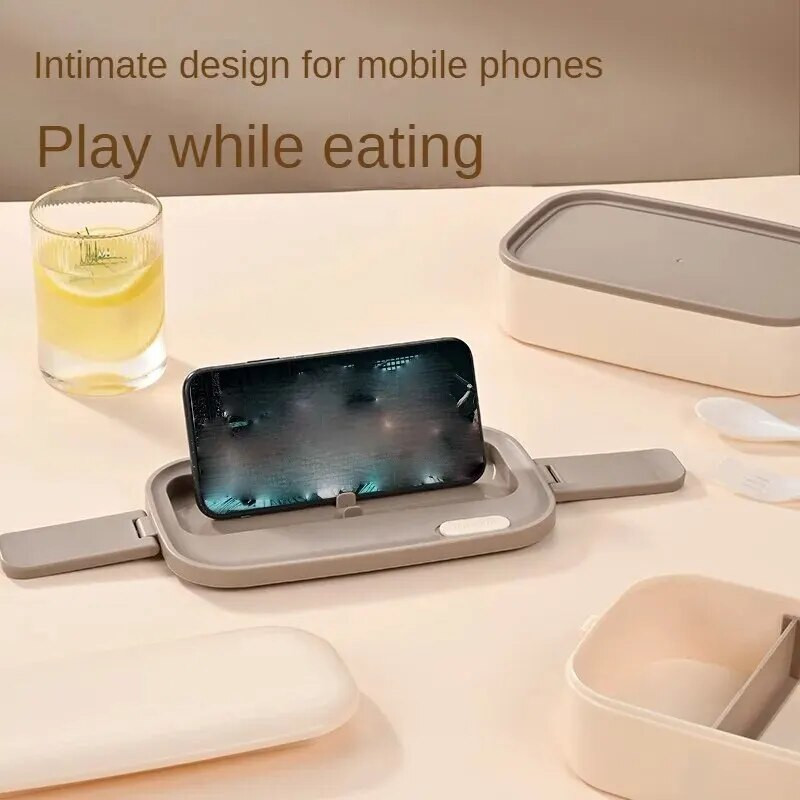 1PC višeslojna kutija za ručak s poklopcem za pakiranje u mikrovalnoj pećnici Kutija za ručak za službenike u uredu Prijenosno posuđe Kuhinja velikog kapaciteta