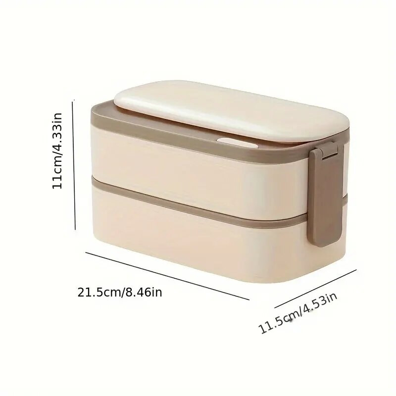 1PC višeslojna kutija za ručak s poklopcem za pakiranje u mikrovalnoj pećnici Kutija za ručak za službenike u uredu Prijenosno posuđe Kuhinja velikog kapaciteta