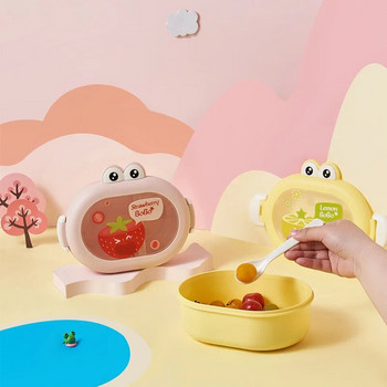 Παιδικά Cartoon Bento Box Cute Little Frog Lunch Box Υπαίθριο για πικ-νικ Δοχείο τροφίμων Φρούτα σνακ Κουτί αποθήκευσης για παιδιά Μαθητής