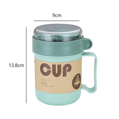 Kutija za ručak od 500 ml Prijenosna termoizolirana posuda za hranu Šalica za doručak Nepropusna termos boca za juhu Čaše sa žlicom