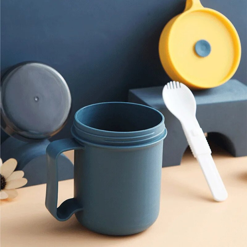 Kutija za ručak od 500 ml Prijenosna termoizolirana posuda za hranu Šalica za doručak Nepropusna termos boca za juhu Čaše sa žlicom