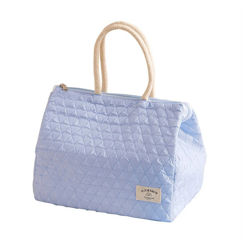 Bento torba za ručak Jednostavna prijenosna torba za kutiju za ručak velikog kapaciteta Vodootporna izolacijska torba za ručak Posuđe Kuhinjski pribor