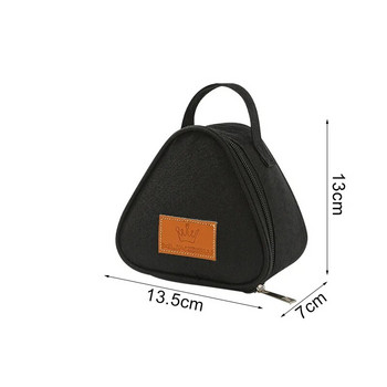 Νέα τριγωνική τσάντα μόνωσης Μίνι αλουμινόχαρτο Student Rice Ball Bag Χαριτωμένο φορητό κουτί γεύματος υπαίθρια τσάντα γεύματος