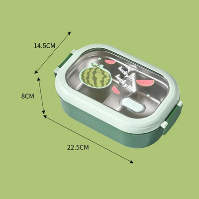 304 pretinac od nehrđajućeg čelika izolirana blagajna za ručak zaposlenik studenti zatvoreni prijenosni bento Microwae Spremnik za hranu za grijanje