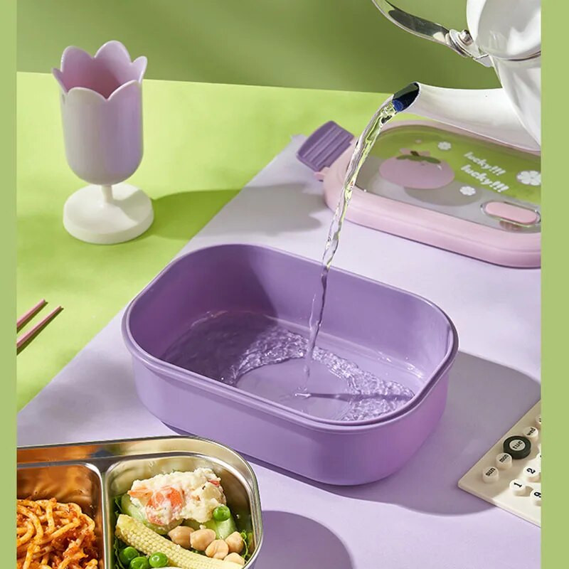 304 pretinac od nehrđajućeg čelika izolirana blagajna za ručak zaposlenik studenti zatvoreni prijenosni bento Microwae Spremnik za hranu za grijanje