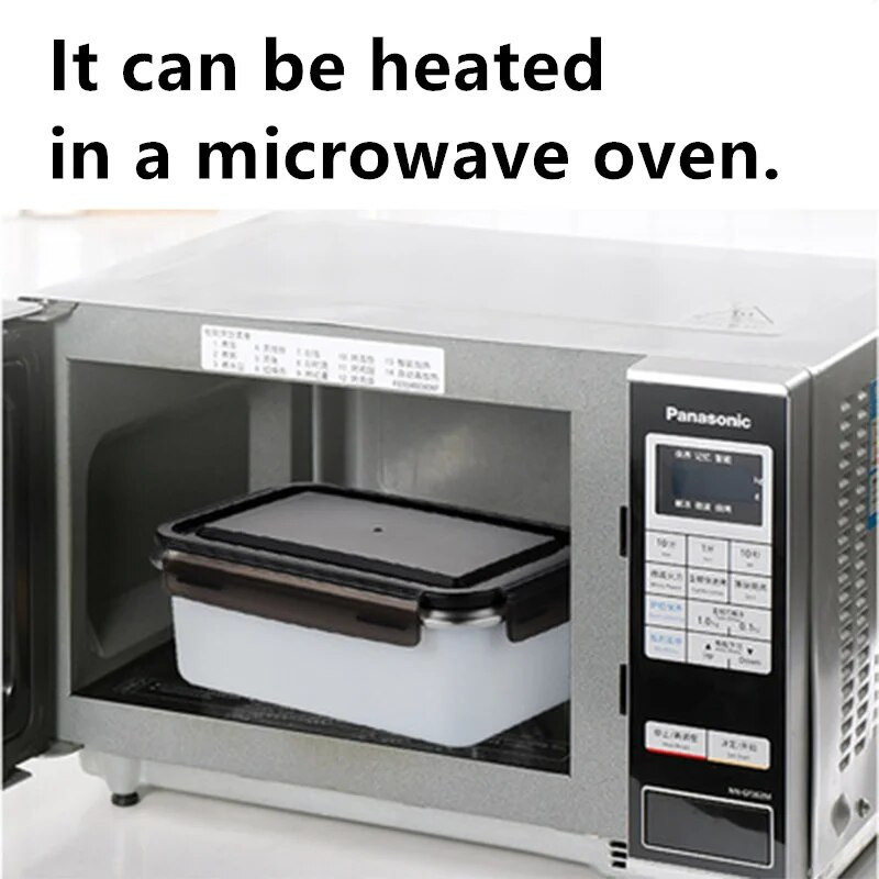 Kutija za ručak od nehrđajućeg čelika 316 s poklopcem Zatvorena kutija za svježinu hrane Kimchi Kutija za pohranu hladnjaka Kutija za ručak za bebe