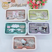 Γελοιογραφία Student Box Lunch Box Lunch Bento Box Διπλό φορητό κουτί γεύματος Χαριτωμένο κουτί αποθήκευσης Κουτί μεσημεριανού πικ-νικ Fresh Box Κουζίνα σερβίτσιο