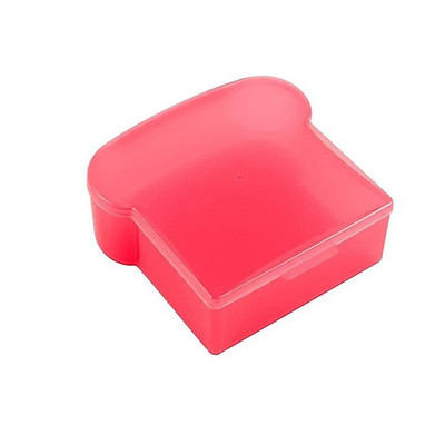 Prozirna posuda za hranu u obliku tosta Kutija za kruh u mikrovalnoj pećnici Kutija za sendviče Kutija za tost Kutija za školske radnike Bento za doručak