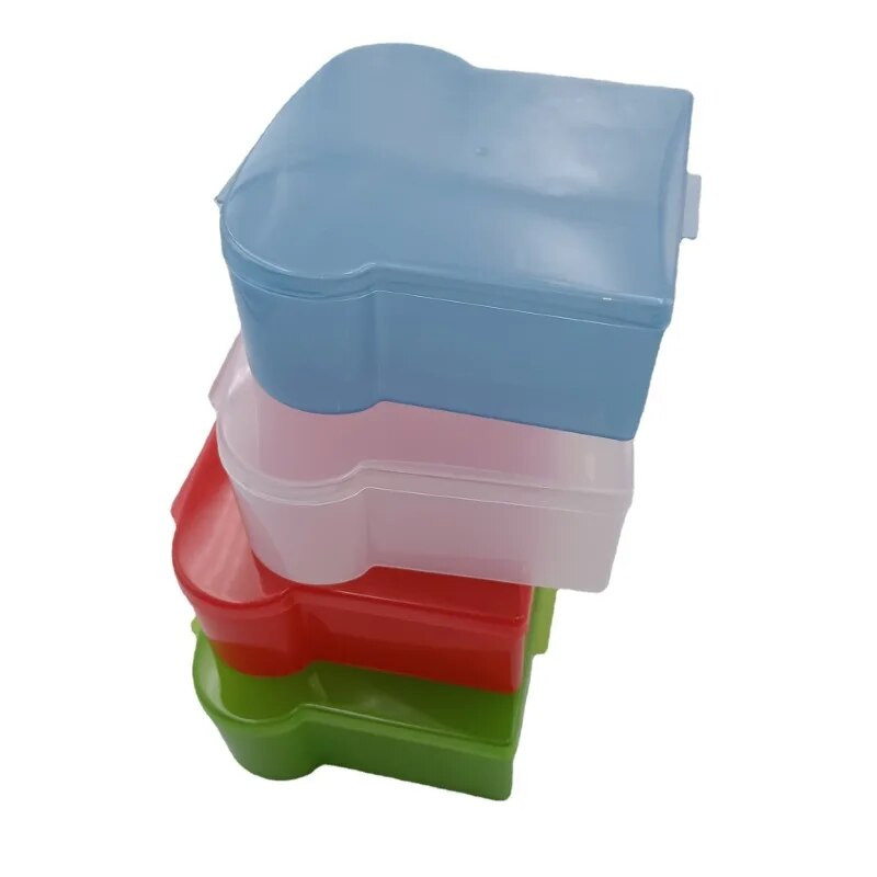 Prozirna posuda za hranu u obliku tosta Kutija za kruh u mikrovalnoj pećnici Kutija za sendviče Kutija za tost Kutija za školske radnike Bento za doručak