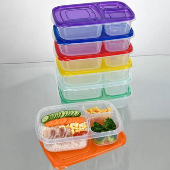 Микровълнова кутия за обяд Съдове за хранене Контейнер за съхранение на храна Деца Деца Училище Офис Преносима кутия Bento Пикник Кутия за обяд Кутия