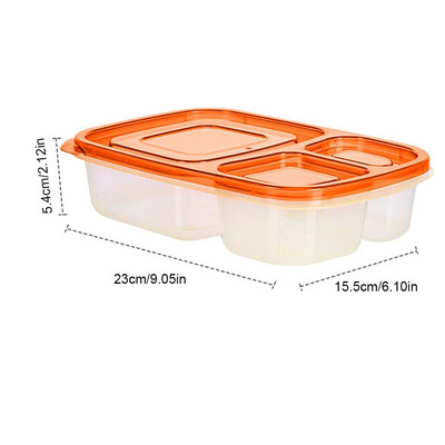 Kutija za ručak u mikrovalnoj pećnici Posuđe za jelo Kontejner za pohranu hrane Djeca Djeca Školski ured Prijenosna kutija za bento Kutija za piknik Kutija za ručak