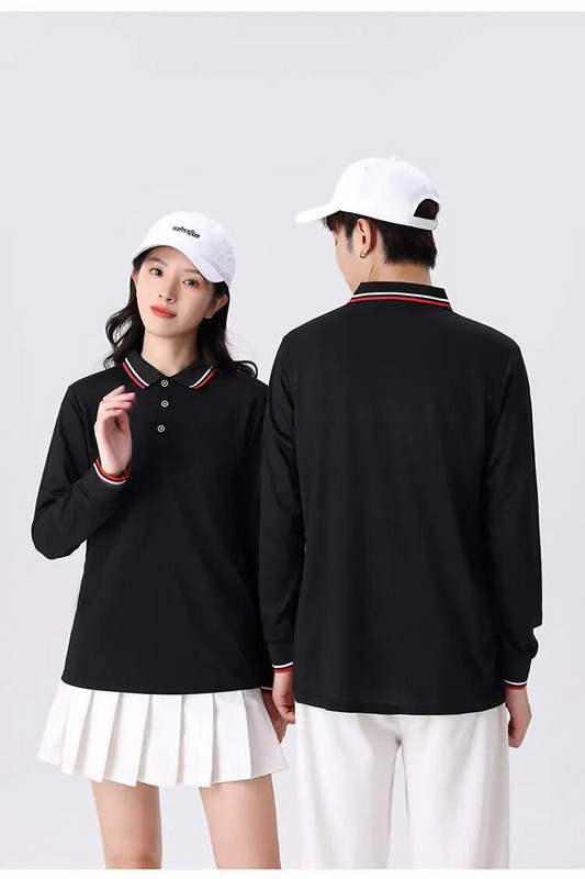 Radna polo majica s dugim rukavima na preklop veće veličine Muška ležerna jesenska odjeća Žene Dječaci Djevojčice Tinejdžeri Školske majice