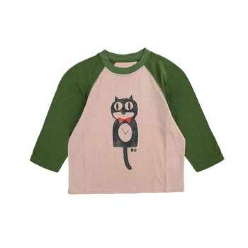 Ins New 2023 Κορεατικά Παιδικά Φθινοπωρινά Χειμερινά Ρούχα για Κορίτσια Αγόρια Βρεφική Μακρυμάνικη Μπλουζάκι Cartoon Αστεία μπλούζες Φορέστε βαμβακερό μπλουζάκι