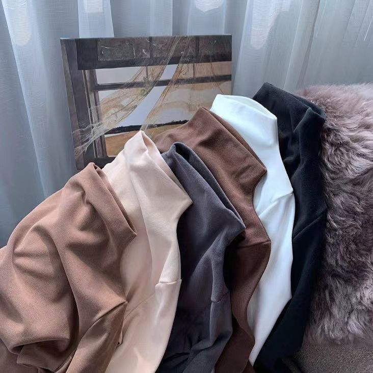 2022. gada rudens, ziema meitenēm, zēniem, viena vilna, mīksta, silta puskakla T-krekli ar garām piedurknēm.