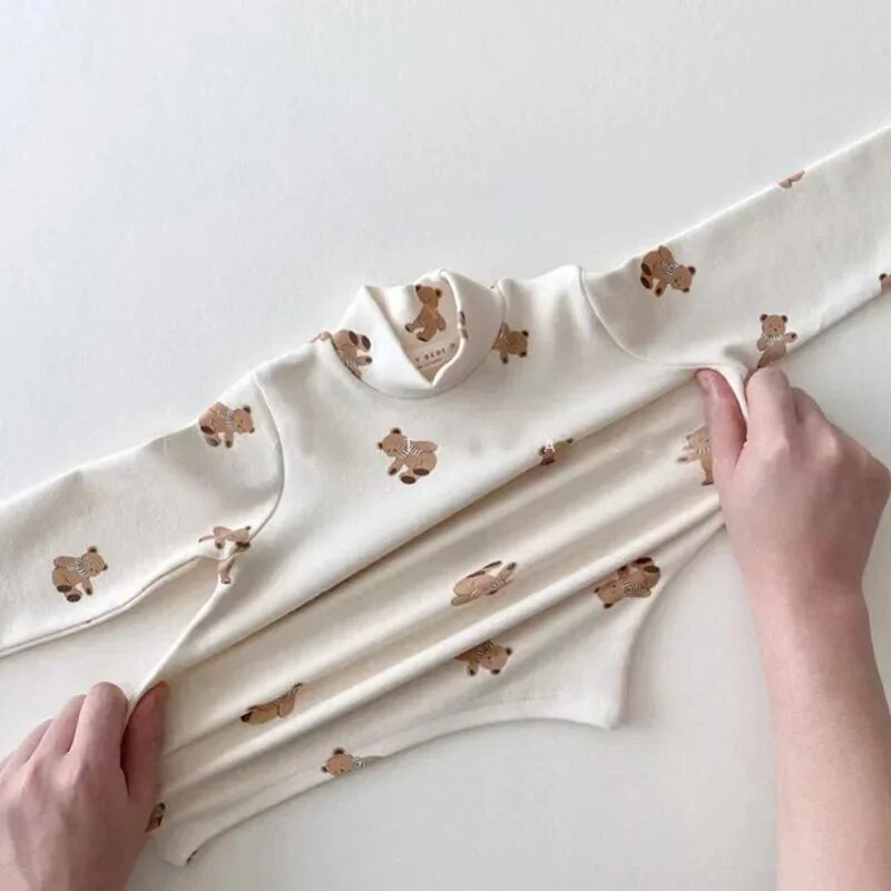 0-4 godine Pamučna dječja odjeća Majice dugih rukava s dolčevitom Majice za dječake i djevojčice Ležerna dječja majica s kratkim rukavima Jesen Proljeće Majica