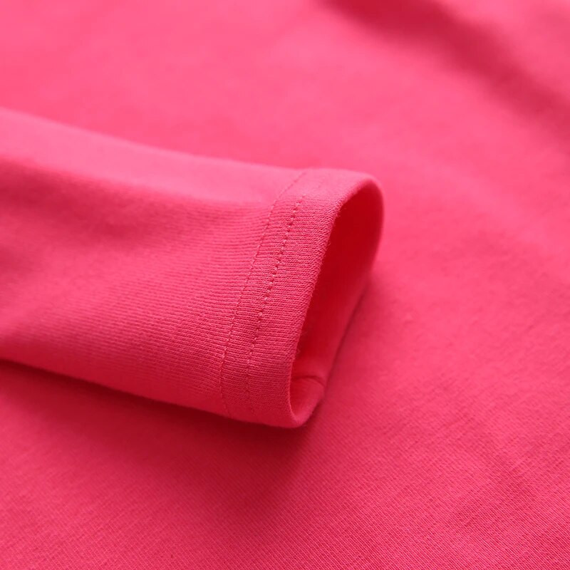 2023 m. pavasario ruduo 2–10 T metų vaikiškų saldainių spalvos, saldūs, ilgomis rankovėmis, aukštu kaklu, unisex vaikiški mergaičių berniuko marškinėliai su vėžliais