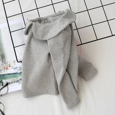 2024. Proljeće Jesen Dječje košulje za djevojčice Pamučne potkošulje s otvorenim ovratnikom za djevojčice Ležerne pulovere dugih rukava za djevojčice