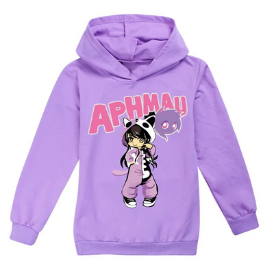 APHMAU Χαριτωμένα ρούχα για κορίτσια Βαμβακερά παιδικά παιδικά φθινοπωρινά μπλουζάκια με μακρυμάνικη κουκούλα Εφηβική μπλούζα για αγόρια Λεπτή φούτερ μόδας Todders Tees