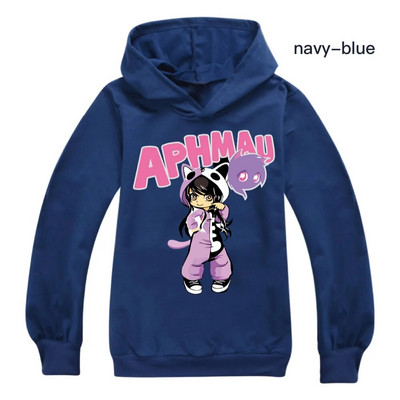 APHMAU Χαριτωμένα ρούχα για κορίτσια Βαμβακερά παιδικά παιδικά φθινοπωρινά μπλουζάκια με μακρυμάνικη κουκούλα Εφηβική μπλούζα για αγόρια Λεπτή φούτερ μόδας Todders Tees