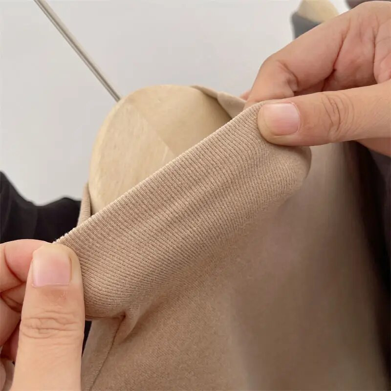 Sügistalv Lapsed Lapsed Poisid Tüdrukud T-särgid Topid Turtlene kaelus Tugev pikkade varrukatega Soe fliisist särgid Lastele T-särgid