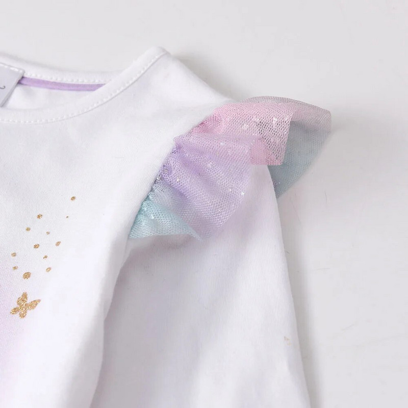 VIKITA Majice za djevojčice Proljeće Jesen Zima Majice dugih rukava za male djevojčice za svakodnevno ležerno nošenje za 2-8 godina Dječje slatke djevojčice