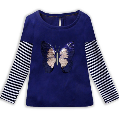 DXTON bērnu vienradzis multfilmas T krekls meitenēm apģērbi ar garām piedurknēm Pavasara ikdienas apģērba topi Maziem bērniem rozā trikotāžas bērnu apģērbi