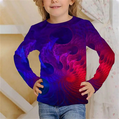 Garie T-krekli Liesmas Vasara Bērnu apģērbi 3D Drukāt Bērnu T krekls Mode Harajuku Ikdienas T-krekls ar apaļu apkakli zēnu meiteņu topi