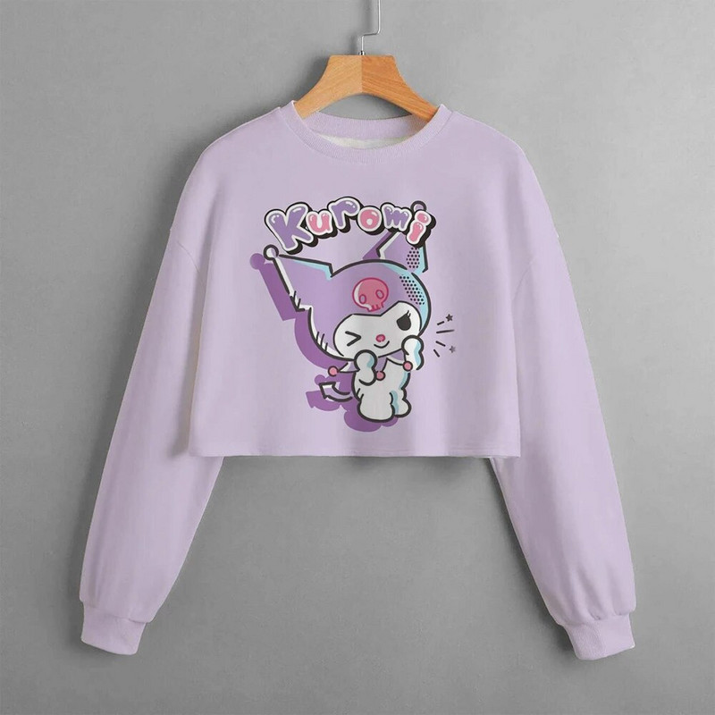 MINISOKuromi multfilmu kapuci bērnu rudens ziemas jauni džemperi Modes ikdienas jauki bērnu apģērbi meitenēm ar garām piedurknēm 2024. g.