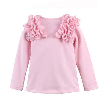 Μπλουζάκι για κορίτσια Λουλούδι Βρεφικά πουκάμισα Κινούμενα σχέδια Παιδικά Μπλουζάκια Μακρυμάνικα Παιδικά Μάρκα Tees Βρεφικά Ρούχα Παιδική Φούτερ