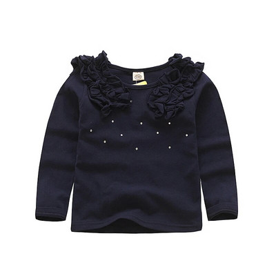 T-särk Tüdrukutele Lilledega beebisärgid Multifilmid Laste Topid Pikkade varrukatega Laste Bränd T-särgid Beebirõivad Laste Pusa