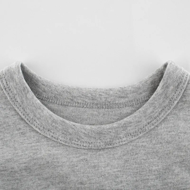 Ühevärvilised pikkade varrukatega laste T-särgid Puuvillased poiste T-särgid Laste T-särgid Sügislapsed Tüdrukutele Topid 2–7-aastased Lasteriided