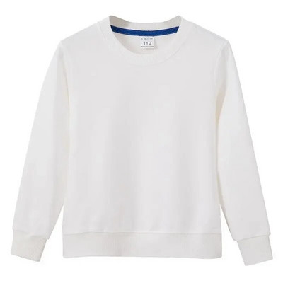 Jesen Proljeće Majica kratkih rukava za dječake Pamučne majice za djevojčice Bijela majica dugih rukava Dječje majice Odjeća za bebe Jednobojna Crna Plavo Žuta