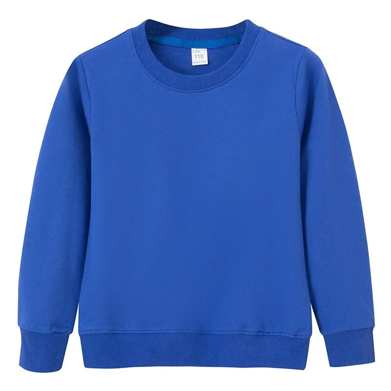 Jesen Proljeće Majica kratkih rukava za dječake Pamučne majice za djevojčice Bijela majica dugih rukava Dječje majice Odjeća za bebe Jednobojna Crna Plavo Žuta