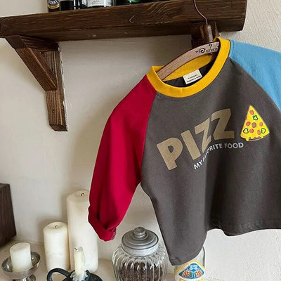 Laste T-särgid 2023 Sügis T-särk lastele Pikkade varrukatega Tüdrukutele Topid Poistele T-särgid 1–10-aastastele Koolibeebipluus Väikelaste ülerõivad