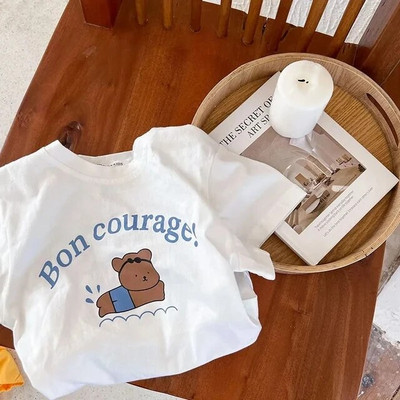 Laste T-särgid 2023 Sügis T-särk lastele Pikkade varrukatega Tüdrukutele Topid Poistele T-särgid 1–10-aastastele Koolibeebipluus Väikelaste ülerõivad