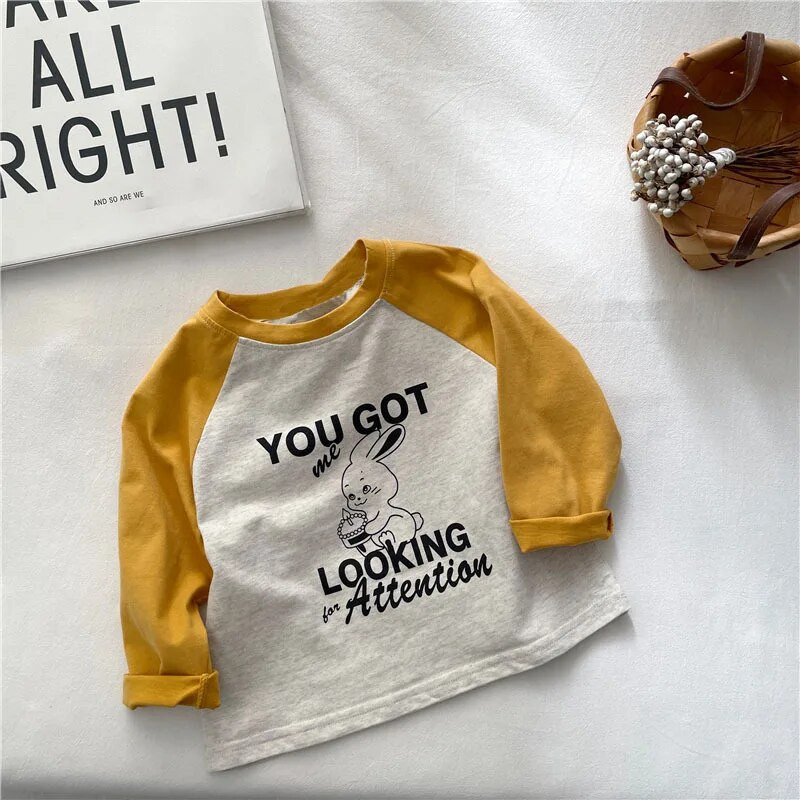 Laste T-särgid 2023 Sügis T-särk lastele Pikkade varrukatega Tüdrukutele Topid Poistele T-särgid 1–10-aastastele Koolibeebipluus Väikelaste ülerõivad