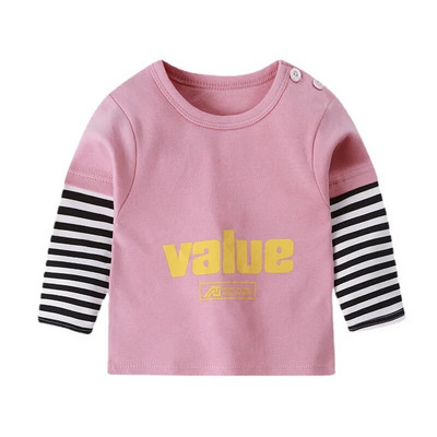 Tricou cu mâneci lungi pentru fete Cămașă cu flori pentru copii Primăvară și iarnă Toamnă Tricou cu mâneci lungi cu desene animate Tricou pentru fete