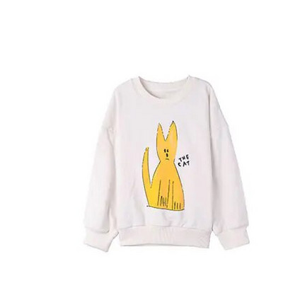 Dukserice za djevojčice Majice s printom crtića za djecu Dječja bluza dugih rukava Modne jesenske majice za dječake Pamučne dječje majice Odjeća