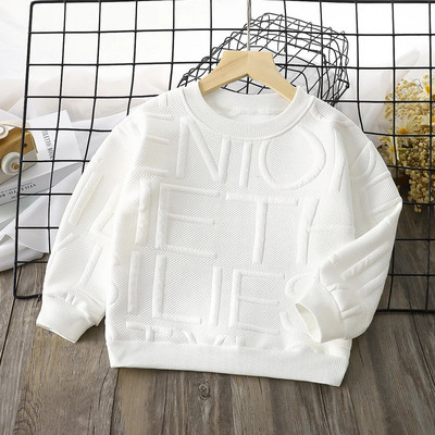 Rozā, zīdaiņu meiteņu džemperi ar garām piedurknēm Rudens apģērbi Modes zīmols Bērnu apģērbi Topi Tīras krāsas Jauki Bērnu Džemperi Kapuči