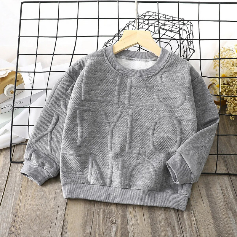 Rozā, zīdaiņu meiteņu džemperi ar garām piedurknēm Rudens apģērbi Modes zīmols Bērnu apģērbi Topi Tīras krāsas Jauki Bērnu Džemperi Kapuči