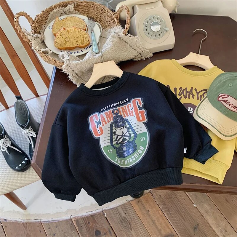 Ziemas bērnu sporta krekli un samta topi bērniem ar garām piedurknēm, džemperi, flīsa, meiteņu krekli, bērnu virsdrēbes