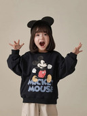 Mickey Disney Brand Hoodies Dugih rukava za dječake Djevojčice nose djecu Slatka široka pamučna pulover odjeća Nove majice s O-izrezom