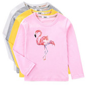 Aimi Lakana Flamingo Djeca nose Majice kratkih rukava za novorođene djevojčice Proljetne majice dugih rukava za djecu