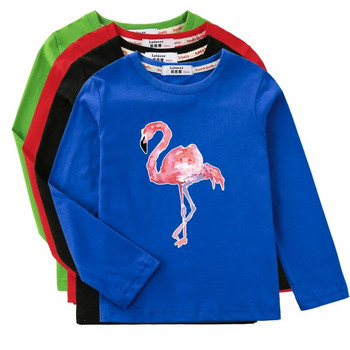 Aimi Lakana Flamingo Παιδιά φορούν νεογέννητα κοριτσίστικα μπλουζάκια Animal print πουκάμισο με άνοιξη μακρυμάνικο μπλουζάκια παιδικά