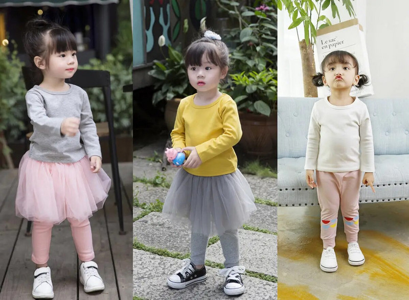 6 krāsas Modes masīvkokvilnas T krekls zīdaiņu zēnu meiteņu drēbes maziem bērniem jaundzimušajiem bērniem garām piedurknēm rudens T-krekls ziemas apakšveļa