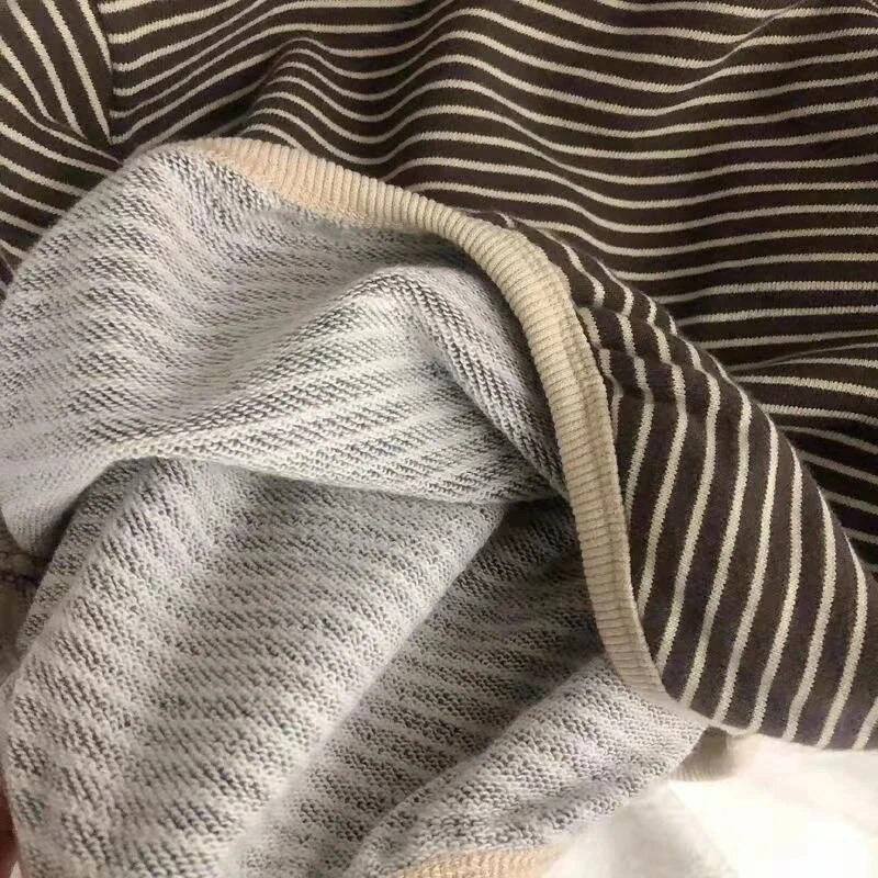 Modni korejski prugasti print Dječja odjeća za bebe Pamučne majice dugih rukava Majice dugih rukava za dječake i djevojčice Jesenski džemperi za bebe